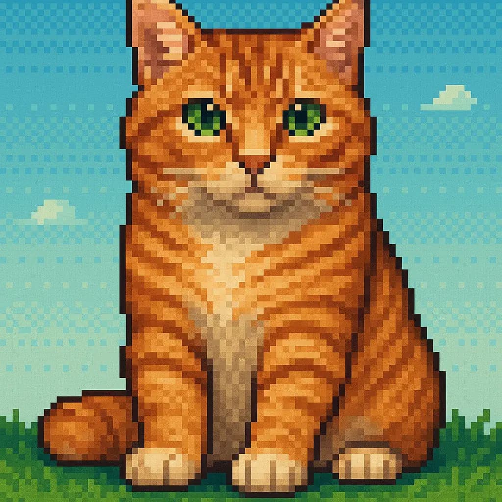 Pet Pixel Art pet portrait example 2