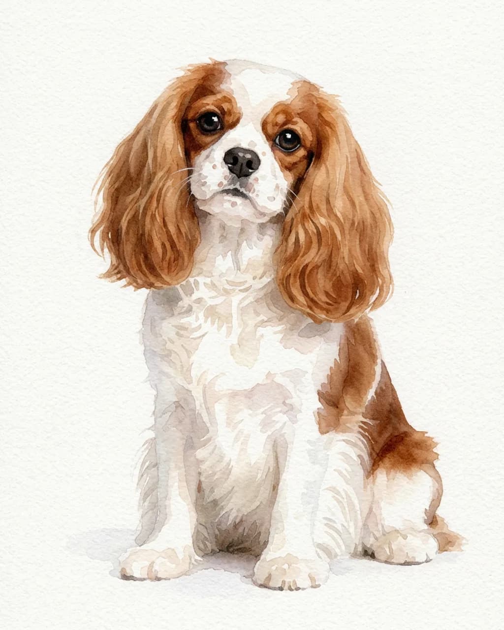Pet Watercolour AI-generated pet portrait